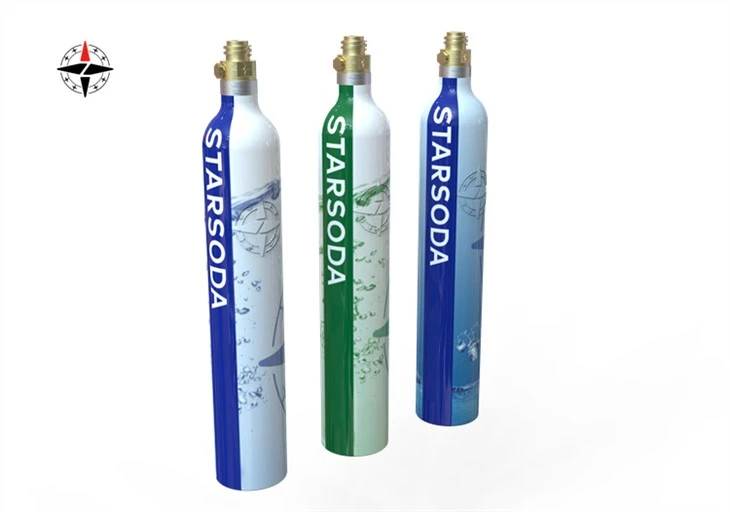 0.6L aluminum CO2 gas cylinder