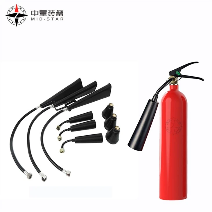 China aluminum CO2 fire extinguisher with valve
